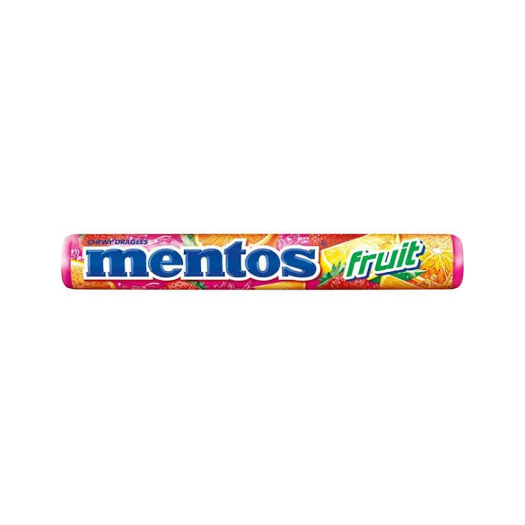 MENTOS CHEWY DRAGEES (FRUIT) 37.5G - Altin Grocery Gum Mentos