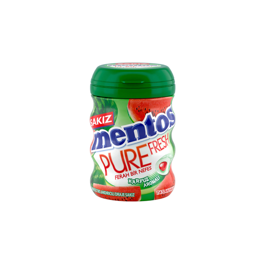 MENTOS PURE WATERMELON GUM 60G - Altin Grocery Gum Mentos