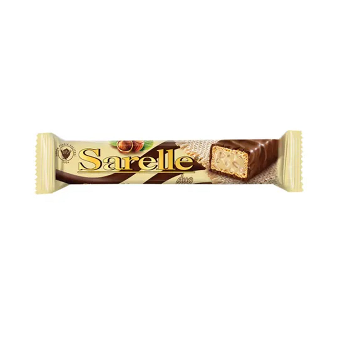 SARELLE HAZELNUT WAFER DUO 33GR - Altin Grocery Chocolate Sarelle