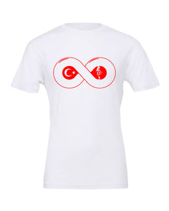 MUSTAFA KEMAL ATATURK INFINITY WHITE T-SHIRT - Altin Grocery T-Shirt Altin Grocery