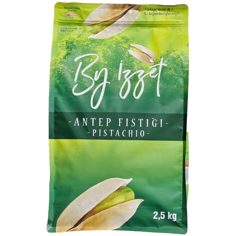 BY IZZET DOUBLE ROASTED PISTACHIO 2.5KG