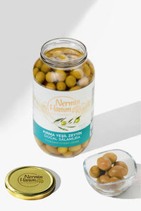 NERMIN HANIM CRACKED GREEN OLIVES 650G