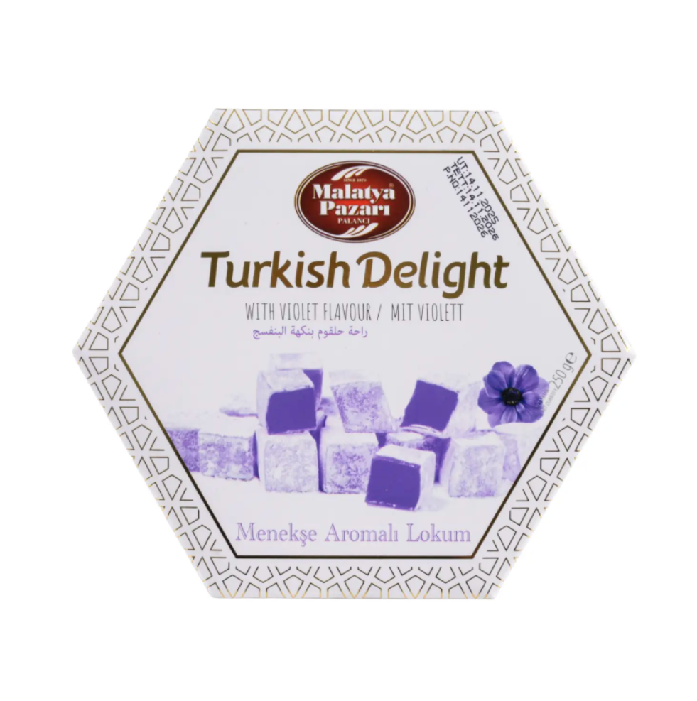 MALATYA PAZARI TURKISH DELIGHT W VIOLET 250G