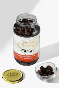 NERMIN HANIM NATURAL BLACK OLIVES 650G