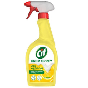 CIF CREAM SPRAY LEMON DEGREASER 750ML